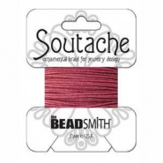 Beadsmith Rayon soutache Schnur 3mm - Merlot